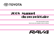 Toyota RAV4 2008 Manuel Du Propriétaire