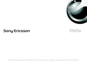 Sony Ericsson Z520a Mode D'emploi