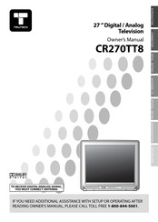 TruTech CR270TT8 Mode D'emploi