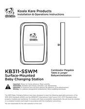 Koala Kare KB311-SSWM Instructions D'utilisation