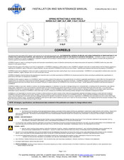 Coxreels SMP Série Manuel D'installation Et D'entretien