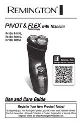 Remington PIVOT & FLEX R4155 Guide D'utilisation Et D'entretien