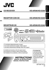 JVC KD-AR390 Manuel D'instructions