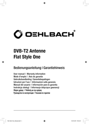 Oehlbach Flat Style One Mode D'emploi