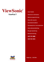 ViewSonic ViewPad 7 Guide De L'utilisateur