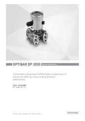 KROHNE OPTIBAR DP 3050 Manuel De Référence