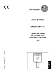 IFM Electronic efector160 LL80 Notice D'emploi