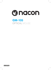 Nacon GM-105 Mode D'emploi