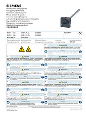 Siemens 8UC608 Série Notice D'utilisation