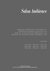 Salon Ambience WU/161 Manuel D'utilisation