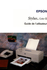 Epson Stylus Color II Guide De L'utilisateur