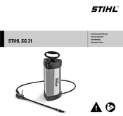 Stihl SG 31 Notice D'emploi