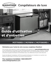 Marathon MCF70GRD-1 Guide D'utilisation Et D'entretien