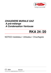 Radiant RKA 24 Notice Installateur Et Utilisateur