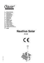 Oase Nautilus Solar 140 Notice D'emploi