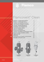 flamco Flamcovent Clean S Instructions De Montage Et D'utilisation