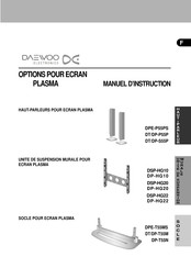 Daewoo DSP-HG22 Manuel D'instruction