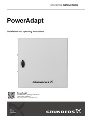 Grundfos PowerAdapt 16 A Notice D'installation Et De Fonctionnement