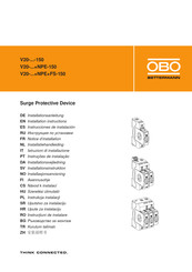 OBO Bettermann V20-0-150 Instructions De Montage