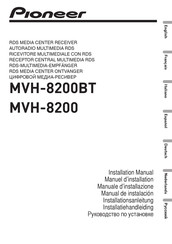 Pioneer MVH-8200BT Manuel D'installation