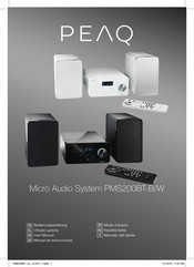 Peaq PMS200BT-W Mode D'emploi