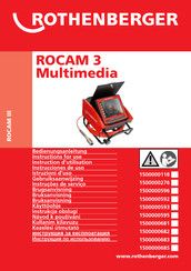 Rothenberger ROCAM 3 Multimedia Instructions D'utilisation