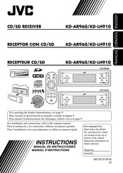 JVC KD-LH910 Manuel D'instructions