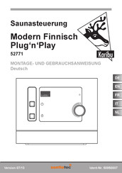 Karibu Modern Finnisch Plug'n'Play Instructions De Montage Et Mode D'emploi