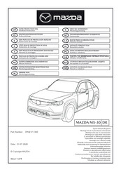 Mazda DN5J-V1-360 Instructions De Montage