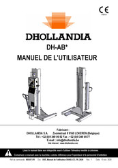 Dhollandia DH-AB Série Manuel De L'utilisateur