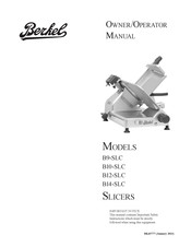 Berkel B10-SLC Mode D'emploi