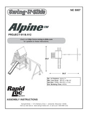 Swing-N-Slide Alpine 612 Instructions D'assemblage