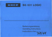 uher SG-631 Logic Instructions D'emploi