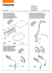 Bticino Y3222E Notice De Montage