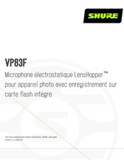 Shure VP83F Mode D'emploi