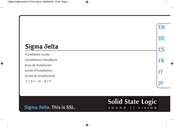 Solid State Logic Sigma Delta Guide D'installation