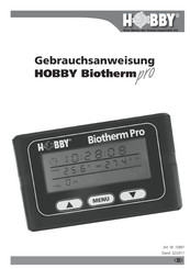 Hobby Biotherm pro Mode D'emploi