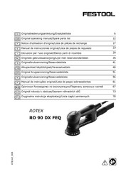 Festool ROTEX RO 90 DX FEQ Notice D'utilisation D'origine