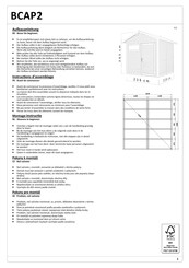 Touschalets BCAP2 Instructions D'assemblage