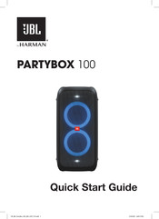 Harman JBL PARTYBOX 100 Guide De Démarrage Rapide