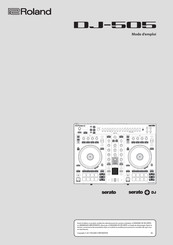 Roland DJ-505 Mode D'emploi