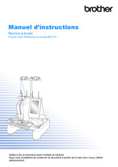 Brother 882-T51 Manuel D'instructions