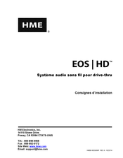 HME EOS HD Consignes D'installation