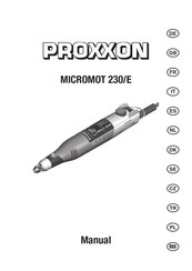 Proxxon MICROMOT 230/E Mode D'emploi