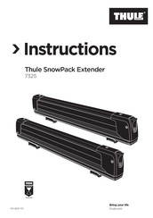 Thule 7325 Instructions De Montage