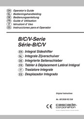 cascade corporation B Série Guide D'utilisation