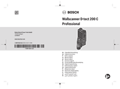 Bosch Wallscanner D-tect 200 C Professional Notice Originale