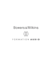 Bowers & Wilkins FORMATION AUDIO Mode D'emploi