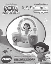 VTech Nickelodeon Dora Exploratrice 1 2 3 Tam-Tam magique Manuel D'utilisation