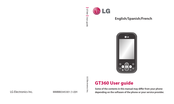 LG GT360 Mode D'emploi